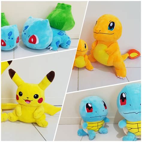 Jual Boneka Pokemon Pikachu Charmander Bulbasaur Squirtle L Indonesia