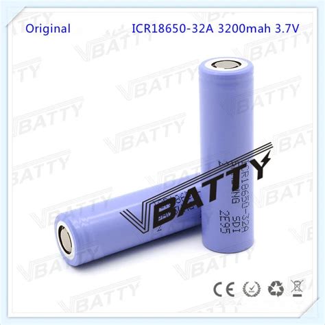 充電式18650バッテリー3200 Mah 32a 37ボルト用サムスンicr18650 32aリチウムイオン電池用懐中電灯1ピース18650 Batterybattery