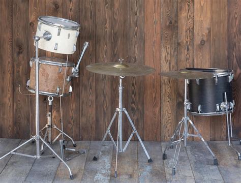 Premium Photo | Percussion drum set for rock music