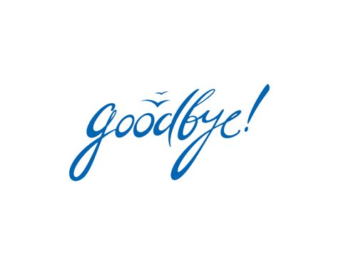 Blue Goodbye Effect Transparent Png Png Play