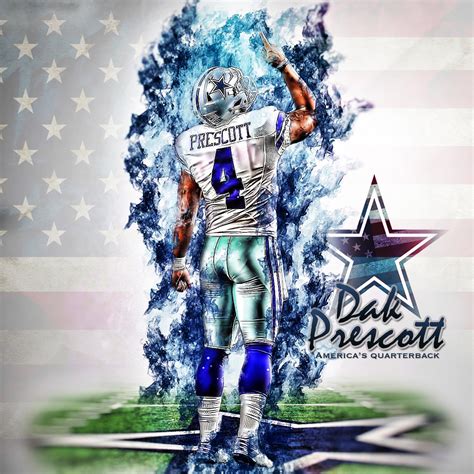 [ img] - Dak Prescott Wallpaper Cowboys - 1323x1324 Wallpaper - teahub.io