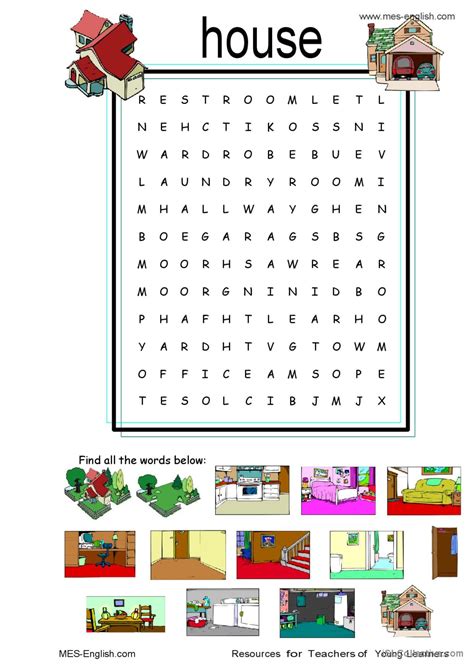 House Worksheet English Esl Worksheets Pdf And Doc