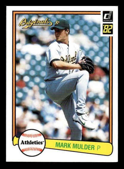 2002 Donruss Originals 104 Mark Mulder Oakland Athletics BASEBALL EBay