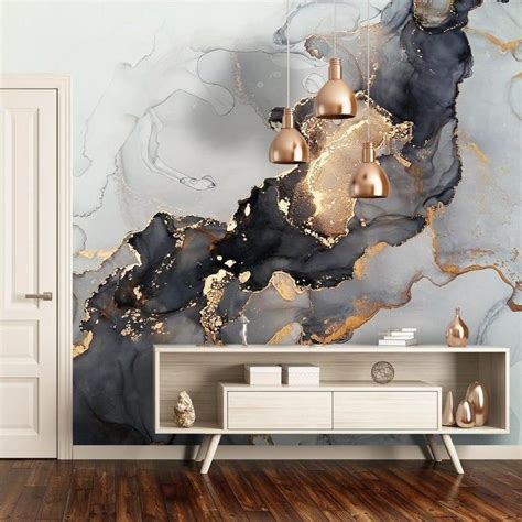 Marble Mural Marble Wallpaper Marble Wall Mural Marble Etsy Marble Wall Mural Marble