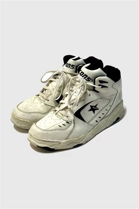 Vintage 1980s Converse Cons Concord Mid Nba Basketball High Top Shoes