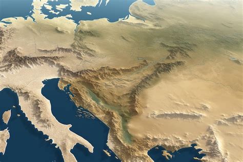 Une Carte Du Continent Europ En Image Premium G N R E Base Dia