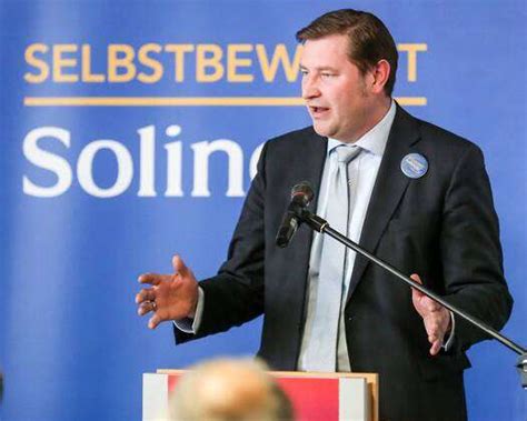 Solingen Tim Kurzbach Oberbuergermeister Klingenstadt Solingen Mit