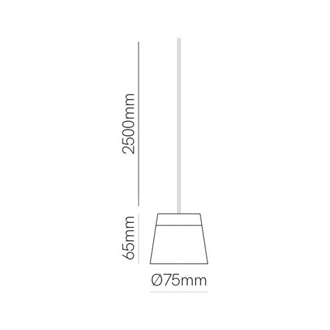 Lampara Colgante Decorativa Lievo Suspension W Switch Blanco Beneito