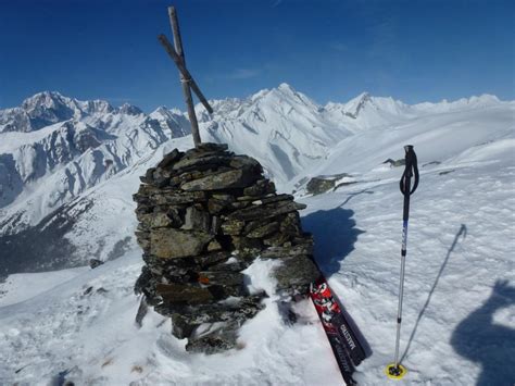 Fetita Punta O Falita Da Challancin Sci Alpinismo Pellata A La