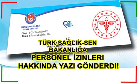 Türk Sağlık Sen Bakanlığa Personel İzinleri Hakkında Yazı Gönderdi