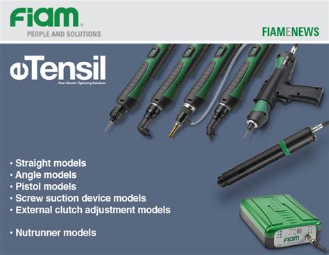 Electric Tightening Solutions ETensil Range Extension Fiamgroup