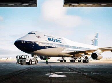 British Airways apresenta nova pintura clássica da BOAC no Boeing 747