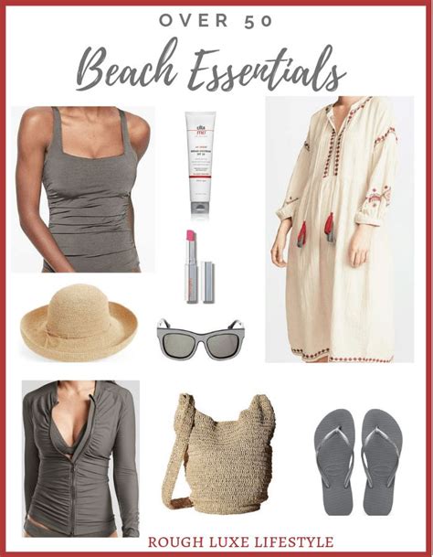 Over 50 Beach Essentials Fashion Fashion Over 50 Beach Essentials