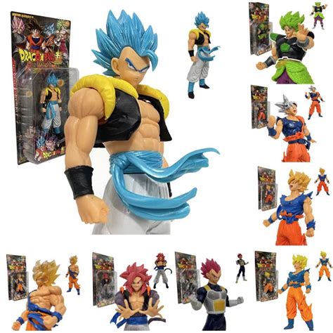 Boneco Dragon Ball Z Goku Super Broly Sayajin Action Figure 20 Cm