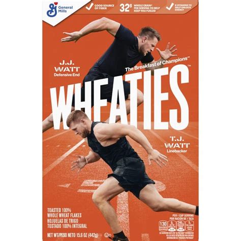 Watt brothers on Wheaties box: J.J., T.J featured on cereal box cover