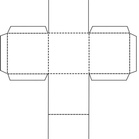 Square Box Template Printable