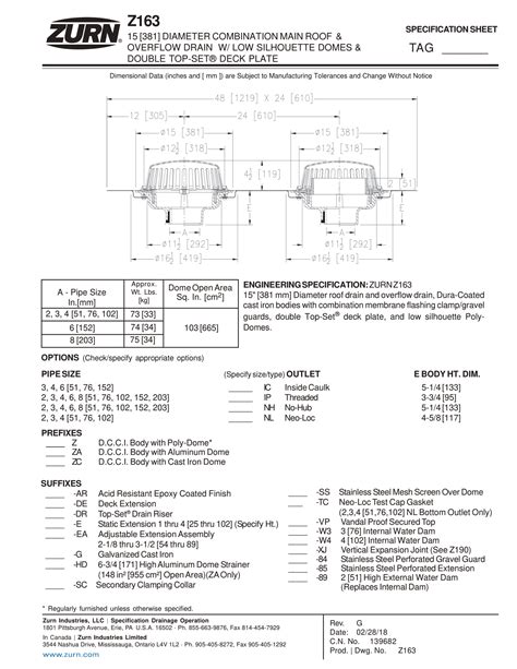 Zurn Zc Roof Drain And Deck Plate Ready To Install Roof Drain