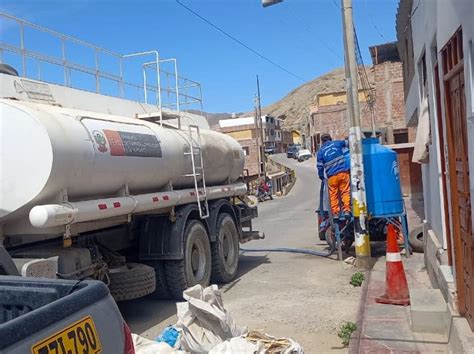 Tacna inician distribución gratuita de agua potable en distrito de