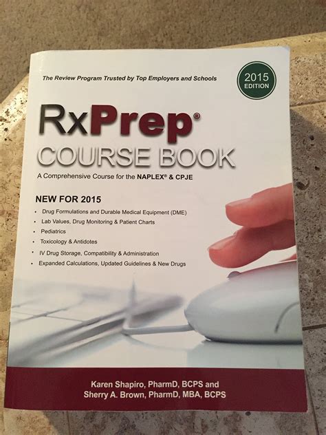 Amazon.com: RxPrep Course Book: A Comprehensive Course for the NAPLEX