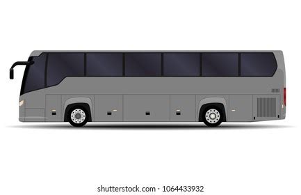 Coach Bus Mockup D Illustration Stock Illustration