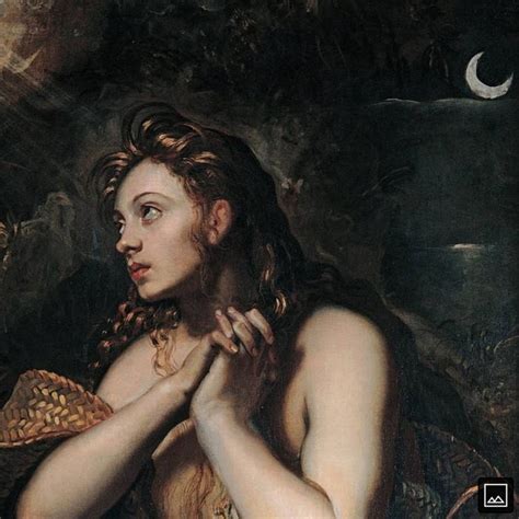 Penitent Magdalene By Domenico Tintoretto Gothic Fantasy Art