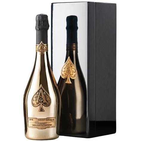 Armand De Brignac Ace Of Spades Brut Gold Champagne Wooden Box Nv