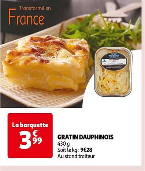 Promo Gratin Dauphinois Chez Auchan Icatalogue Fr