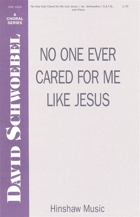 No One Ever Cared for Me Like Jesus - Willis Music Store