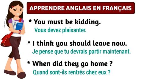 Apprendre L Anglais En Fran Ais Tous Les Jours Partie Learn