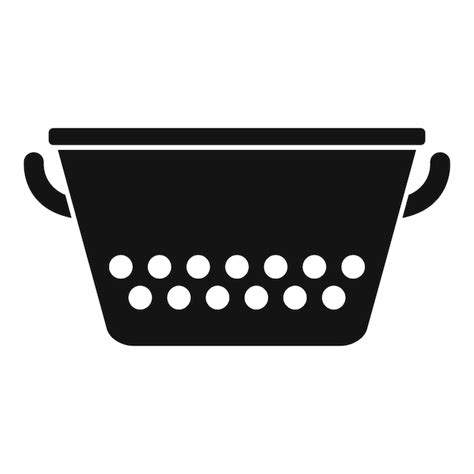 Premium Vector Drainer Colander Icon Simple Vector Cooking Pot