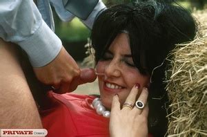 Beautiful Babe Wearing Red Blouse Yellow Skirt And Whit XXX Dessert