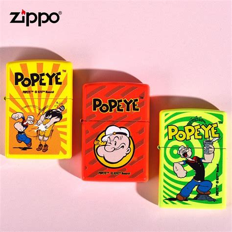 Zippo Very Rare Popeye Cartoon New In Box Only One Price Choice What