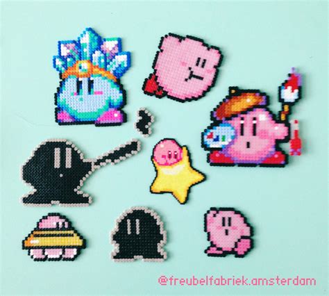 Kirby Perlerbeads Art Hama Beads Patterns Perler Bead Patterns Perler