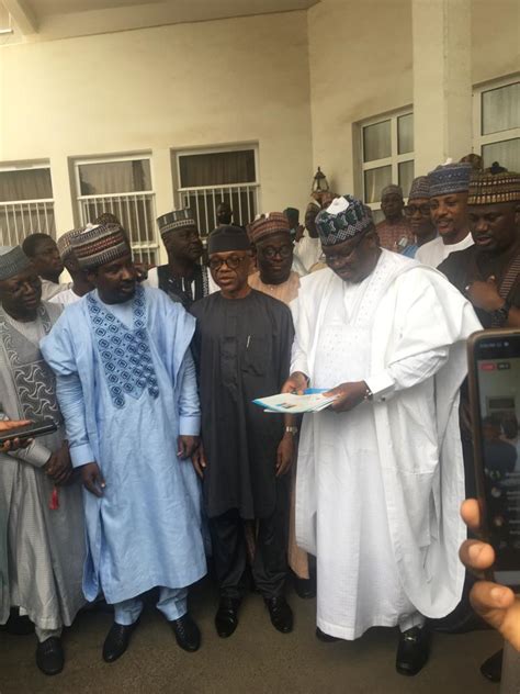 Just In Senate President Lawan Joins APC Presidential Race Buys N100m