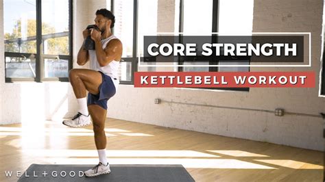 Core Kettlebell Workout Trainer Of The Month Club Well Good Youtube