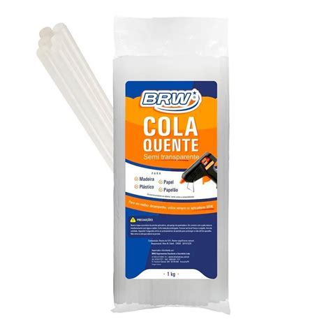 Bast O Refil Cola Quente Semi Transparente Fino Brw X Cm Kg