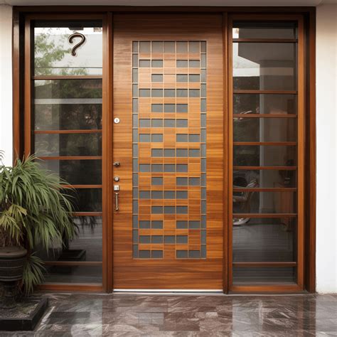 Exquisite Teak Wood Main Door Designs For Timeless Elegance