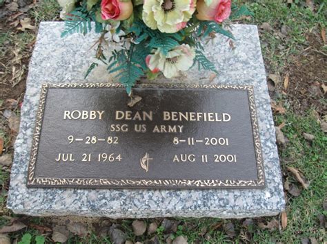 Ssgt Robby Dean Benefield 1964 2001 Find A Grave Memorial