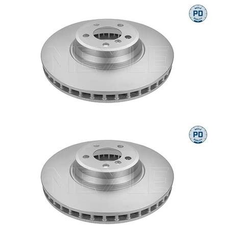 2X MEYLE BREMSSCHEIBEN 374mm BELÜFTET VORNE PASSEND FÜR BMW 7