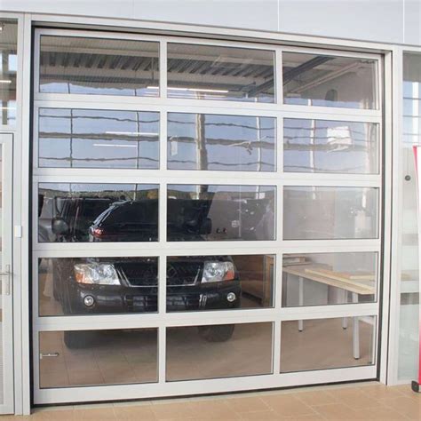 Aluminum Clear Glass Garage Door