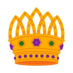 Golden crown as royal and monarch symbol Vector Image