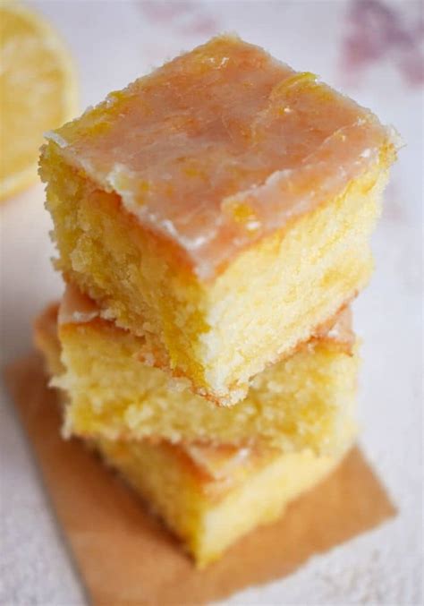 Easy Lemon Brownies Recipe 100krecipes