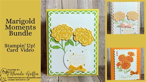 Marigold Moments Stampin Up Card Video YouTube