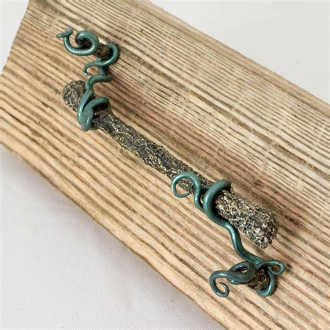 Unique Hand Forged Cabinet Pulls Wrought Iron Pulls Forged Etsy