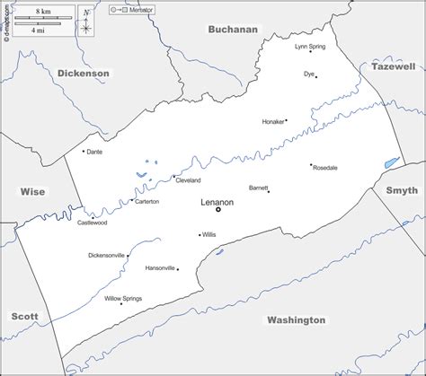 Russell County Kostenlose Karten Kostenlose Stumme Karte Kostenlose