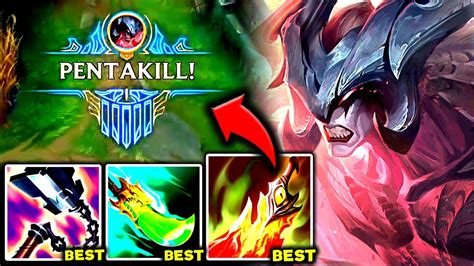 AATROX TOP IS BROKEN THIS PATCH AND ITS AMAZING PENTA KILL S13