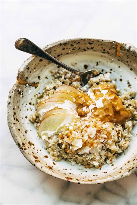 Toasted Coconut Breakfast Porridge Recipe - Pinch of Yum