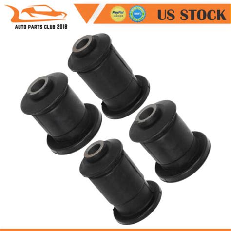 4pcs Front Lower Control Arm Bushing For 2001 2010 Chevrolet Silverado