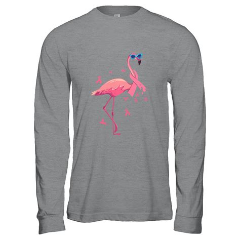 Flamingo Pink Ribbon Breast Cancer Awareness T Shirt And Hoodie