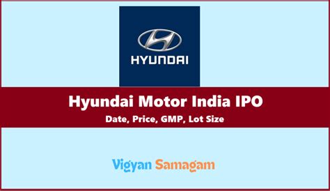 Hyundai Motor IPO Date Out Price GMP Lot Size Full Details Here